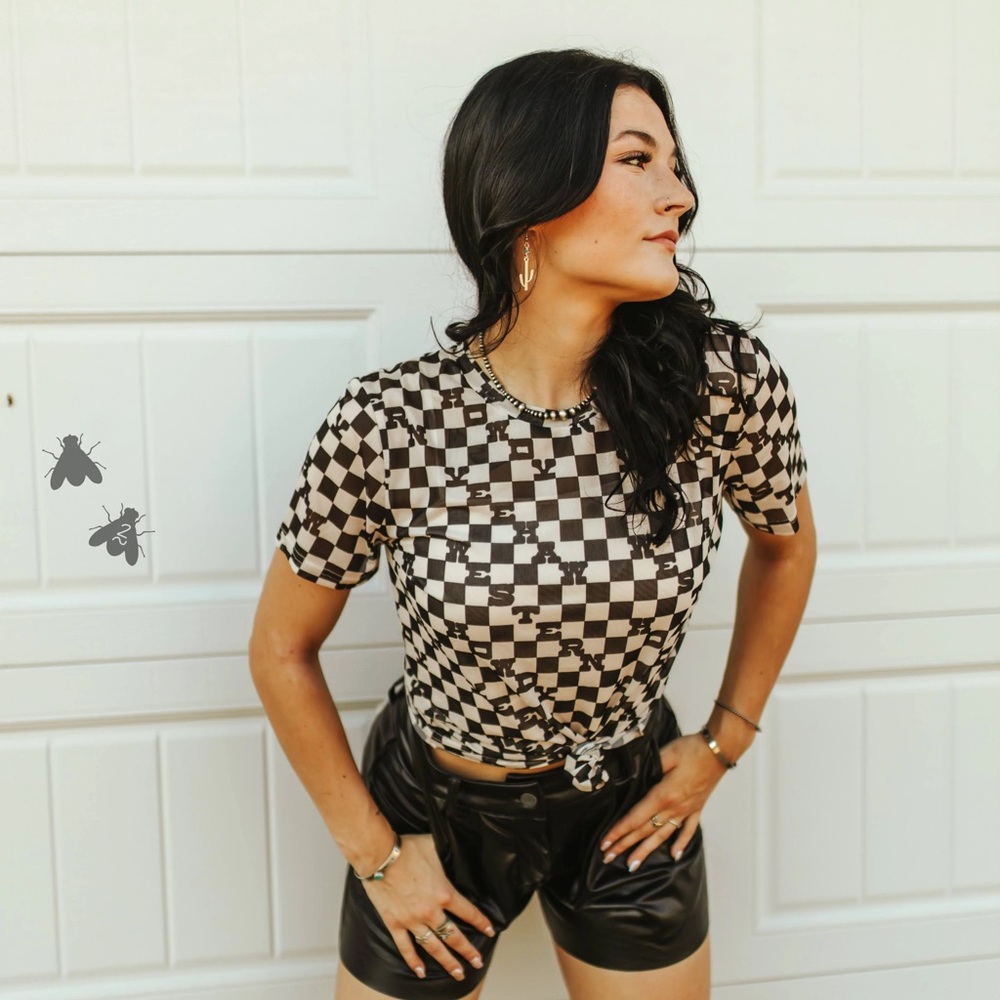 2FlyCo Slang N Bang Mesh Top & Cami - Picture 7 of 12